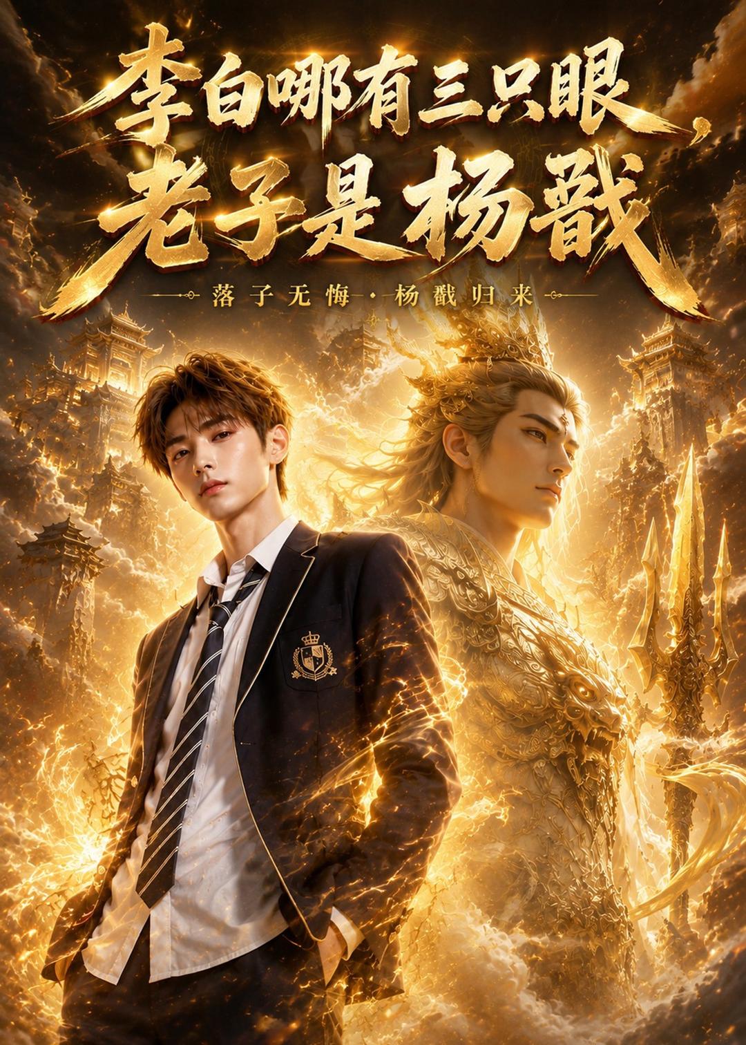 李白哪有三只眼,老子是杨戬